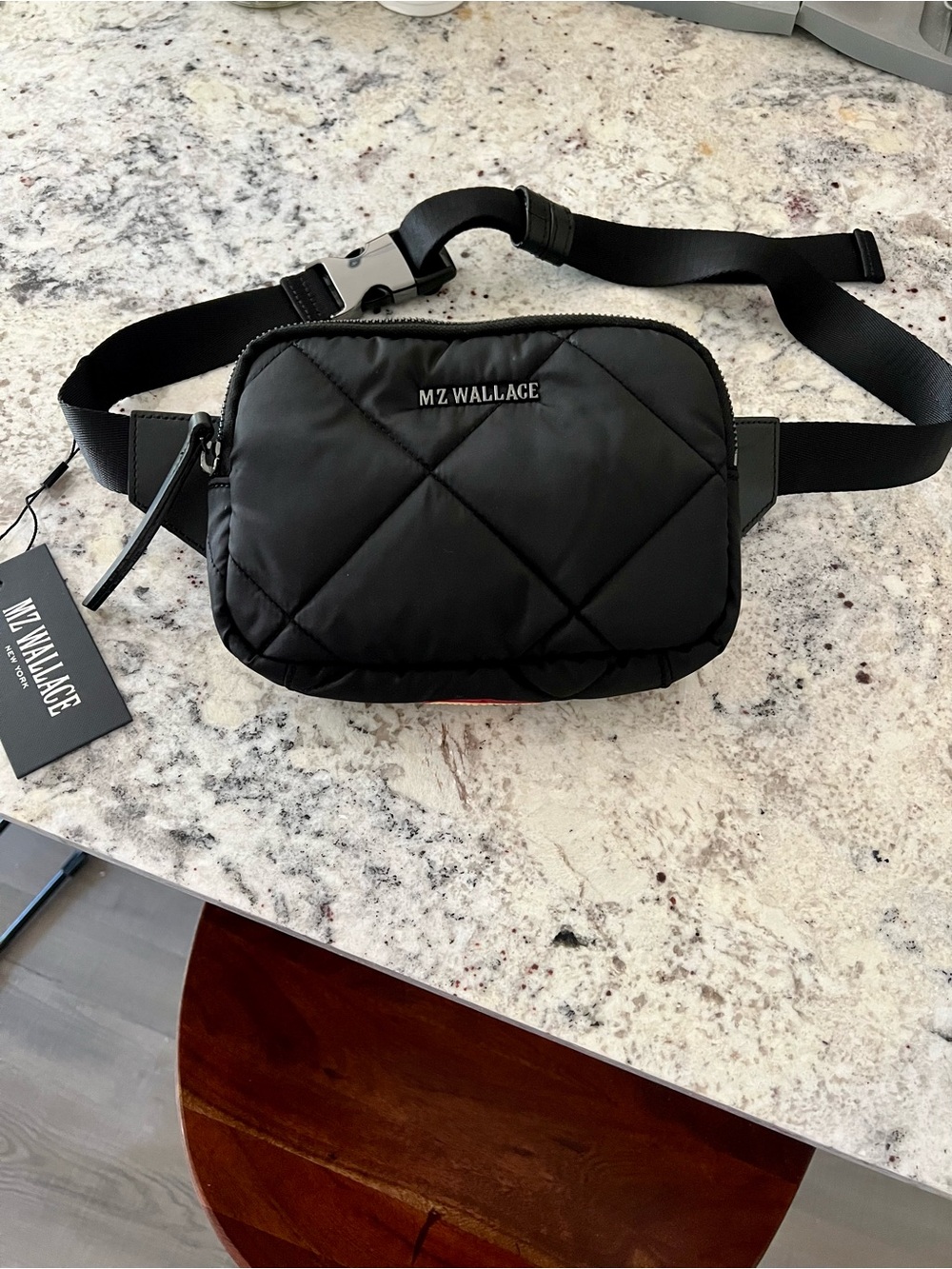 MZ Wallace Black Crossbody Sling / Belt Bag